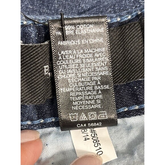 women’s express jeans sz 4R short low rise bootcut - Picture 12 of 14